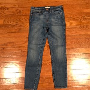 Madewell 10" High-Rise Skinny Jeans in Rosedale